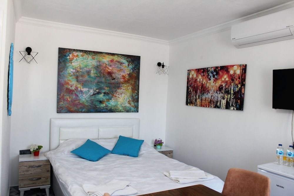 Mavi Pansiyon & Restaurant Economy Room, 1 Double Bed, Patio, Pool View 6