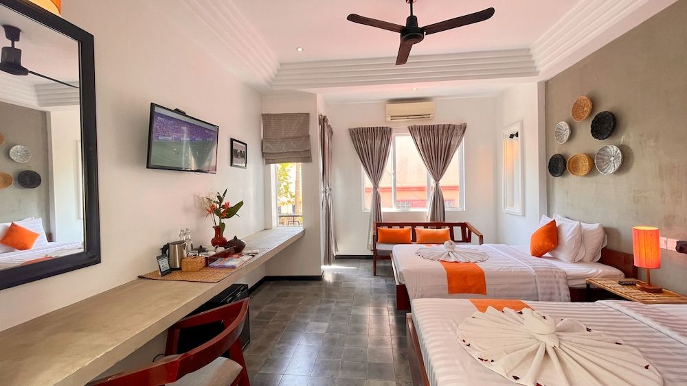 Boutique Indochine d'Angkor Cabana Twin With Balcony 4