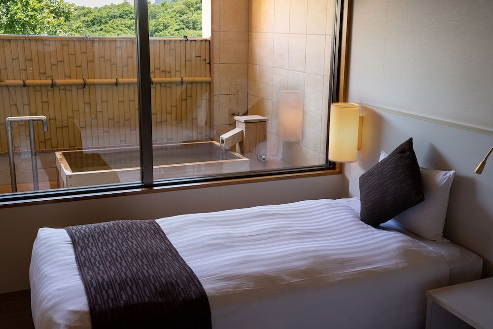 Delux Japanese-Western style Room(With open-air bath)(Non-Smoking)