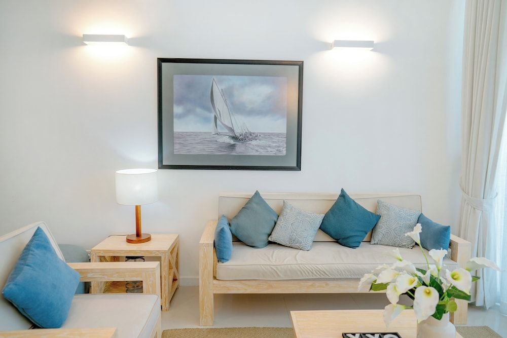 Oceanfront Galle by ICC Deluxe Apartment, Kitchen, Partial Sea View 4