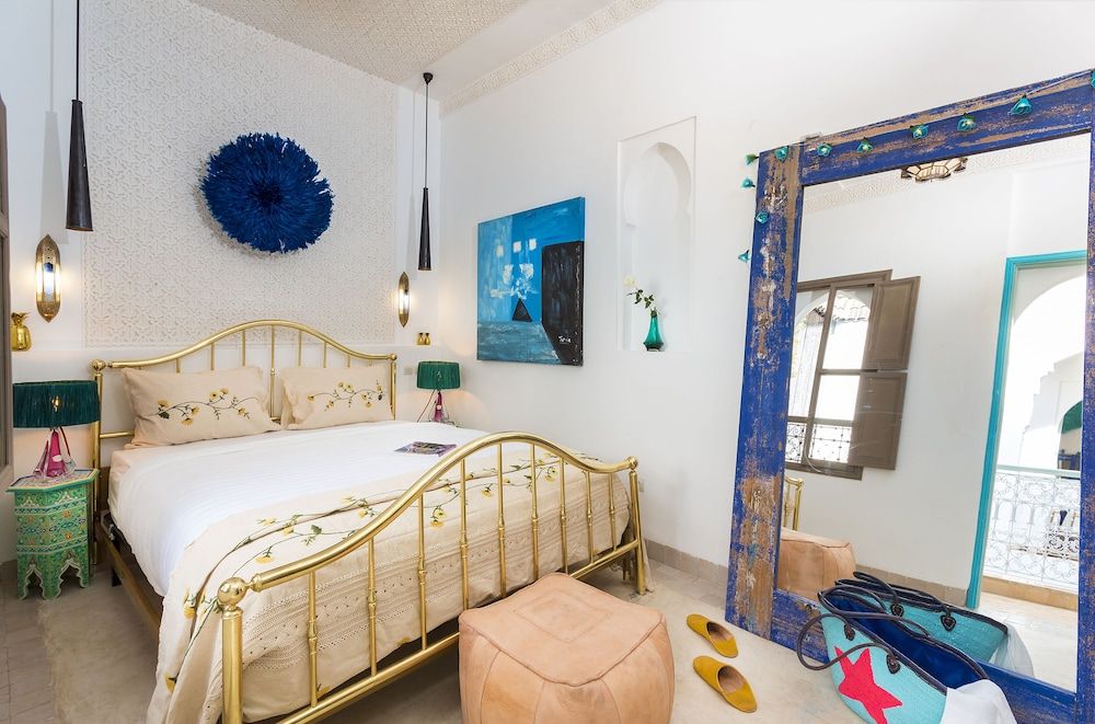 Riad Lumière Double Room (The Blue Room) 2