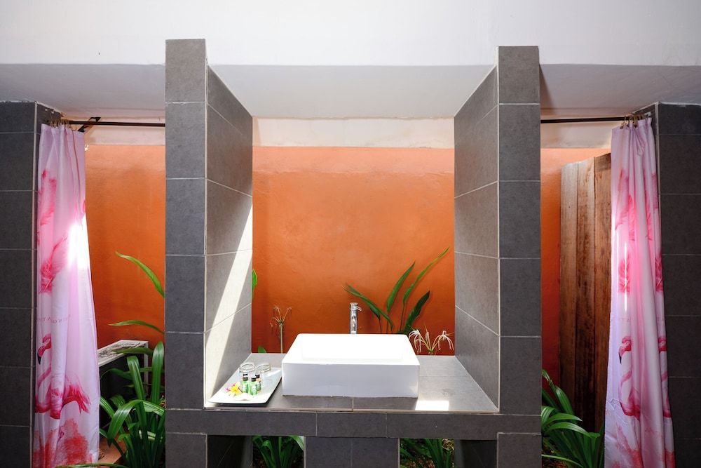 Coconut Beach Villa Langkawi Pool Private Villa - semi open bathroom - shared pool 11