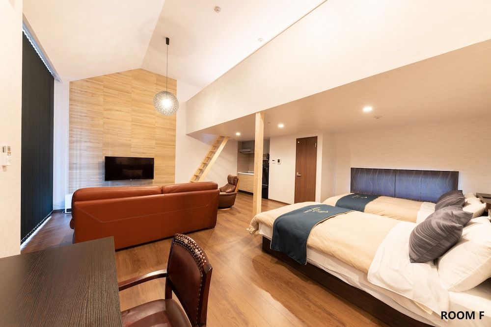 Villa Hakone Stage VILLA F, Western style Room, 55.48 square meter + Loft