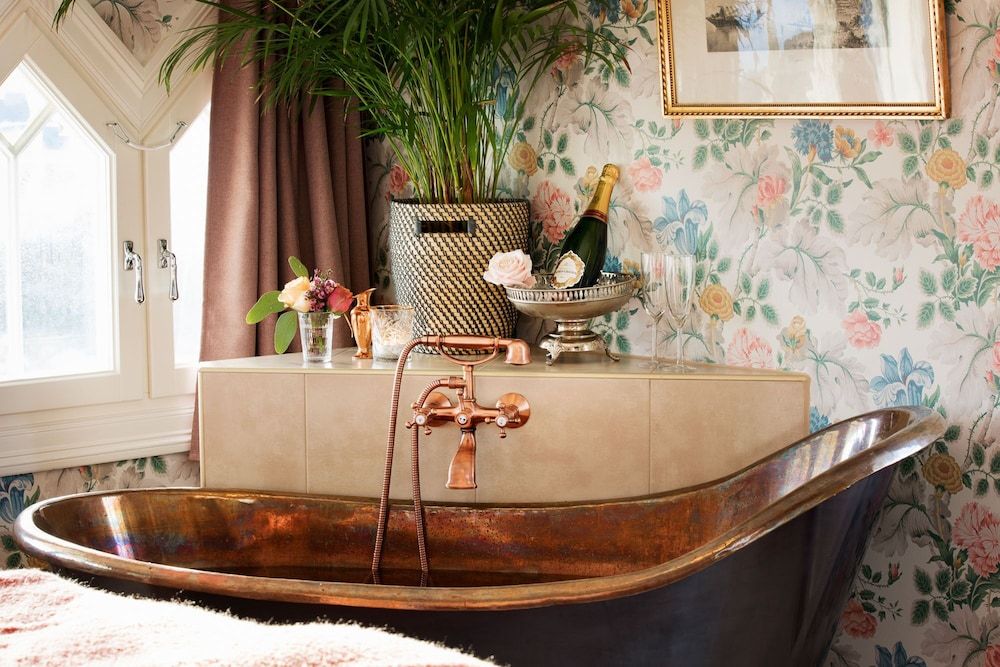 Strandflickornas Annex Gula Villan Romantic Double Room 9