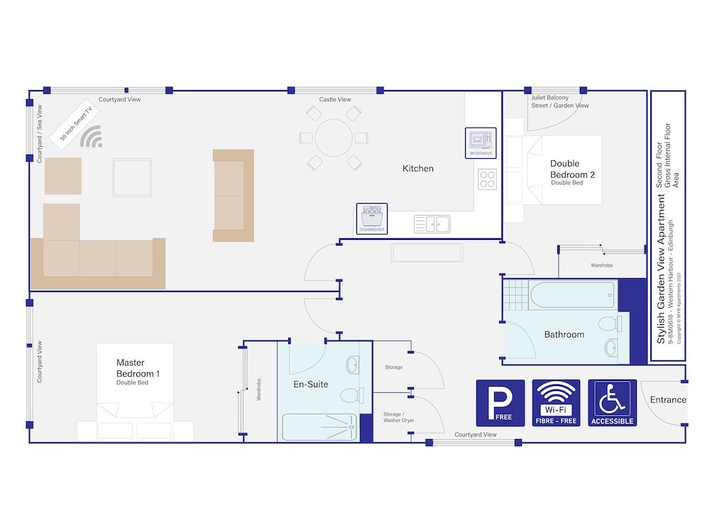 undefined Stylish Garden View Apartment 7