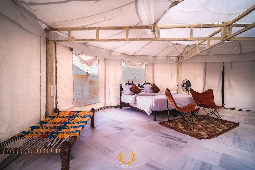 Wild Heritage Desert Camp Jaisalmer Family Tent, 1 Double Bed 2