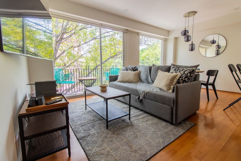 Capitalia Anzures Polanco Deluxe Apartment, Balcony (301) 9