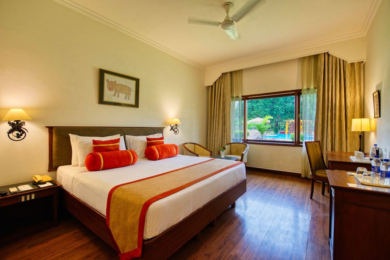 Clarks Khajuraho Deluxe King Bed Garden View Room