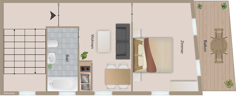 Alpine Lodge Apartment, 1 Bedroom (1. Floor) 12