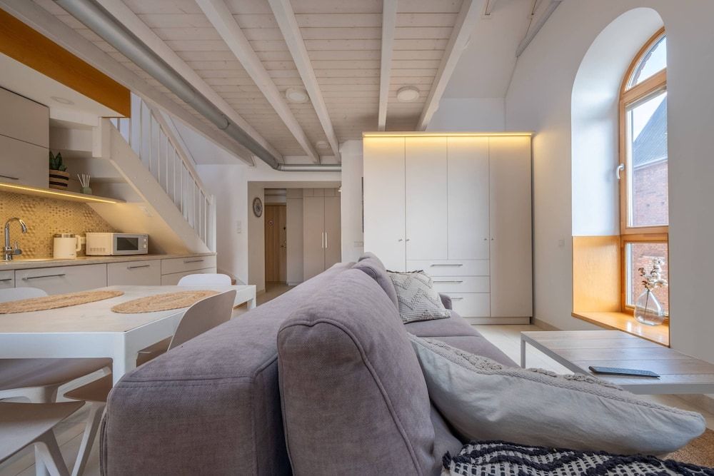 King Mindaugas Apartments Executive Studio, 1 Bedroom, Kitchen, River View 8