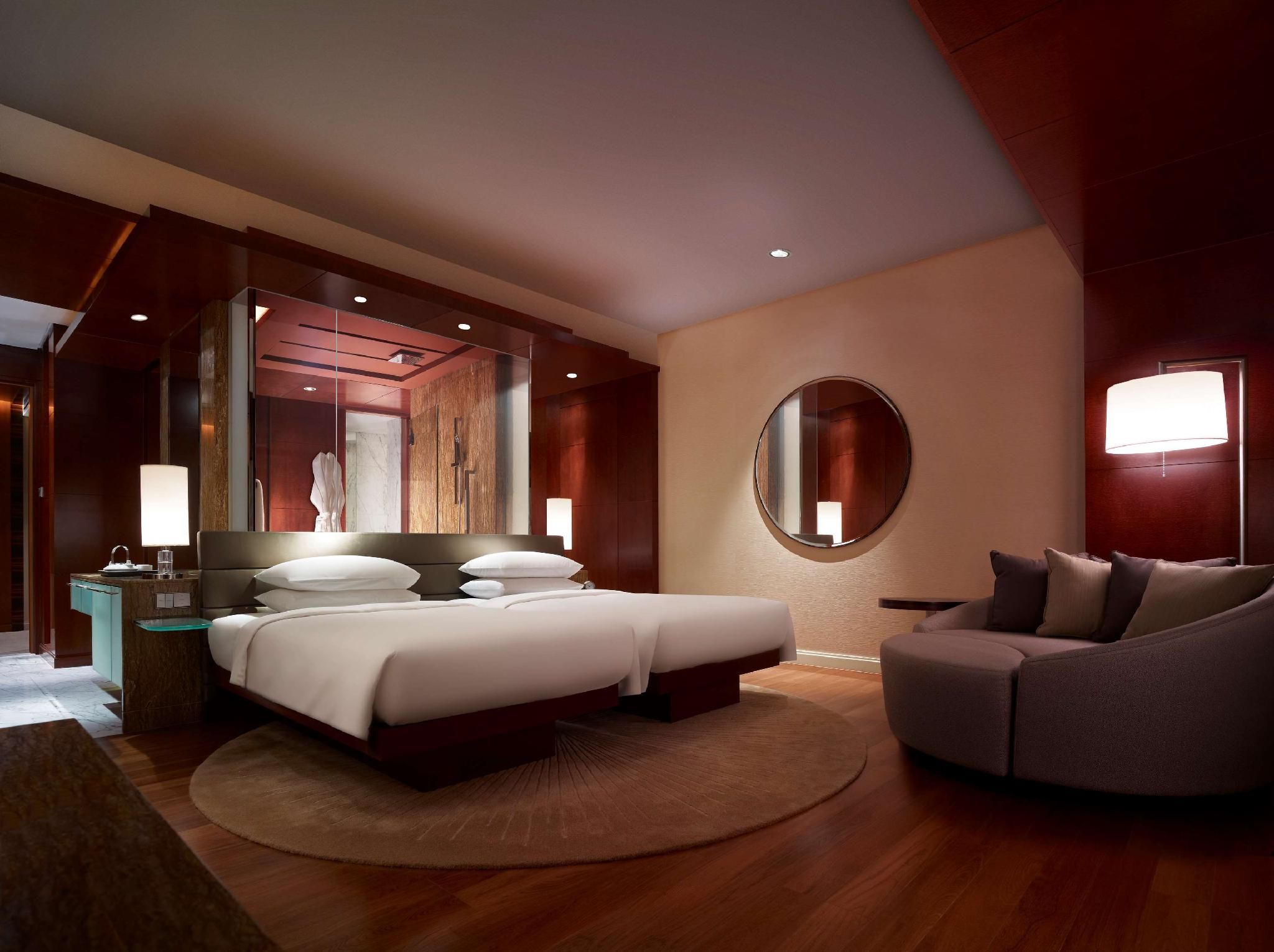 2 Twin Beds With Tower View