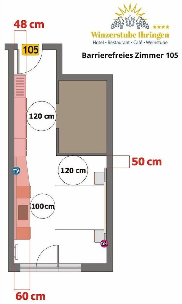 Winzerstube Ihringen Comfort Double Room, Accessible 5