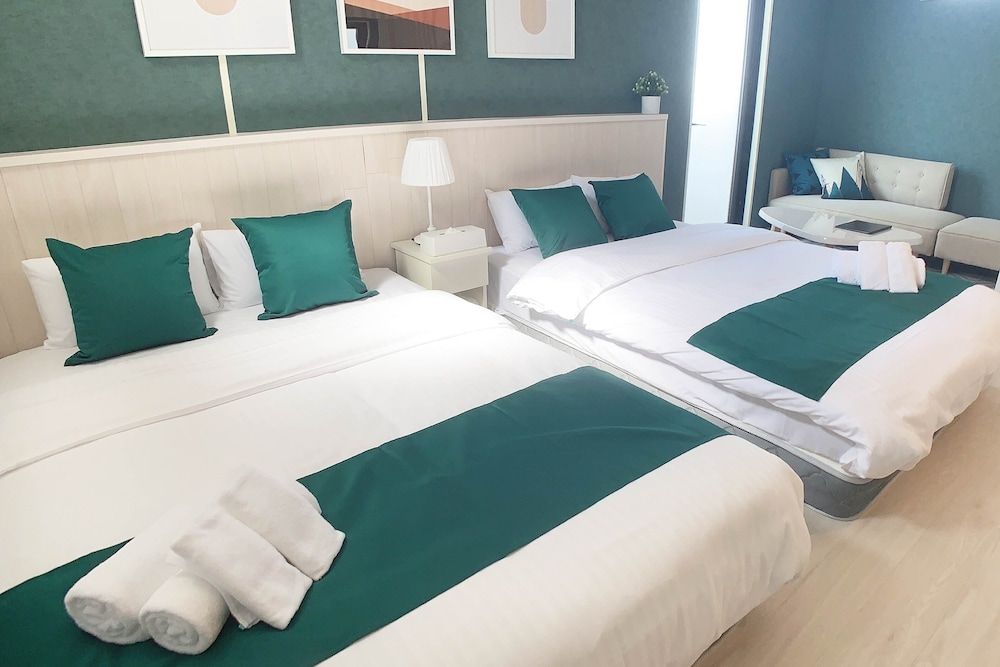 Double Room with 2 Double Beds, Non Smoking (303)(SofaBed is available on advance request)