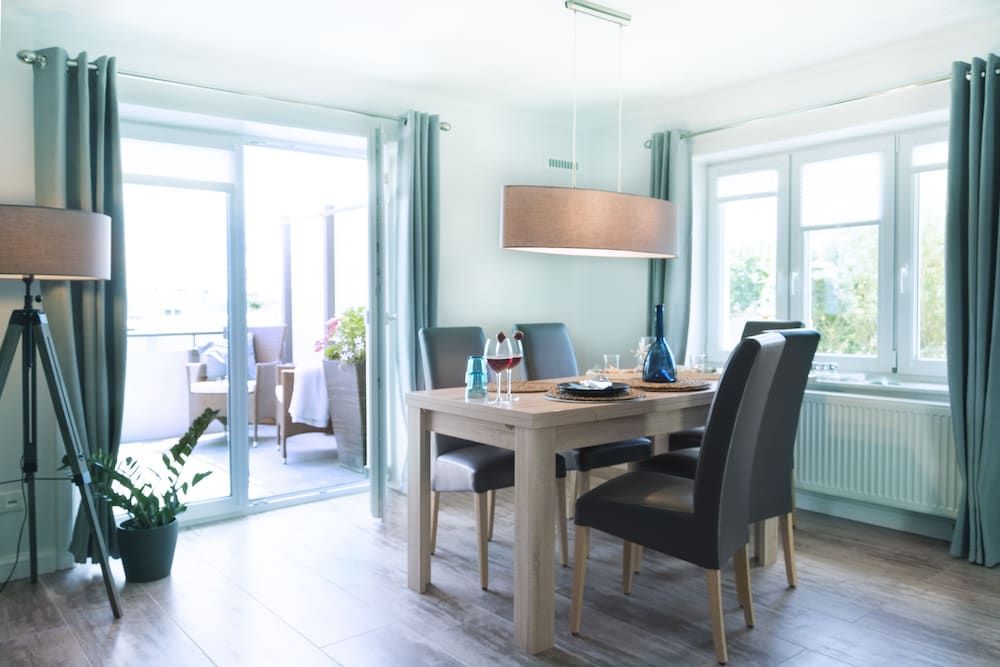 Freie Sicht Das Nordsee-Gesundheitshaus 2 Deluxe Apartment, Balcony 4