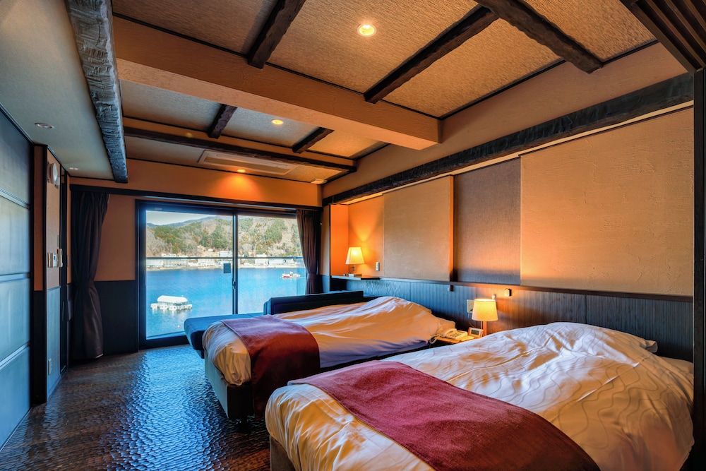 Japanese Western Room with Open Air Bath, Non Smoking, Lake View (East Build.)