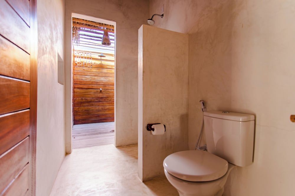 Vilarejo Preá Bangalo Familia Ducha ar livre 5