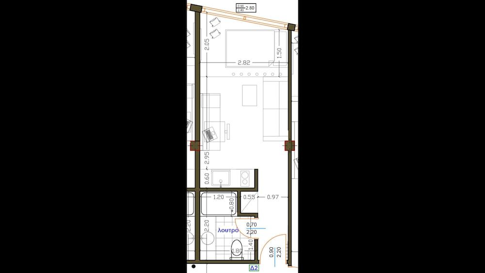 New Studio 2 Downtown Thessaloniki-fully Equipped Studio, 1 Bedroom, Accessible, City View 3