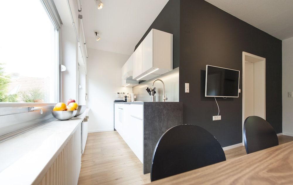 Hej- Apartments Design Studio, 1 Queen Bed, Kitchen, Garden View 9