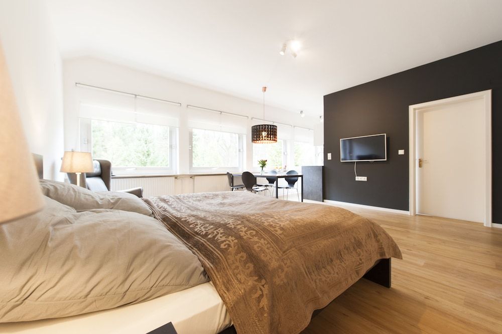 Hej- Apartments Design Studio, 1 Queen Bed, Kitchen, Garden View 2