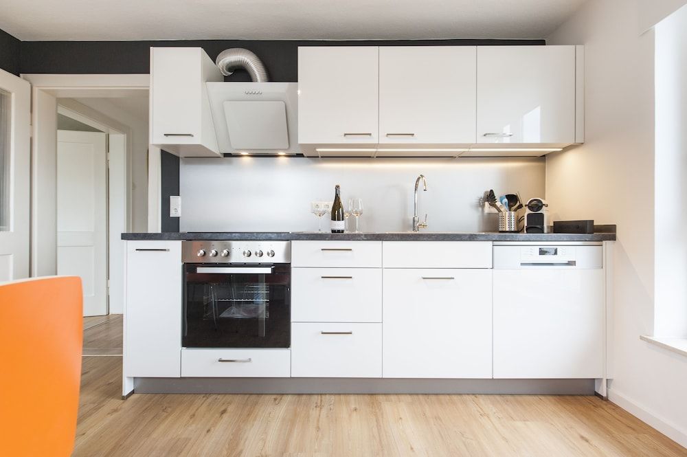 Hej- Apartments Comfort Apartment, Kitchen, City View 9