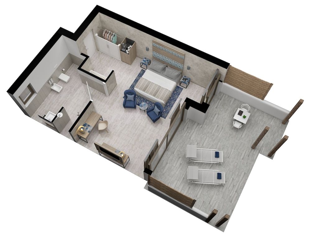 Junior Suite, Sea View- Kids & Teens Free