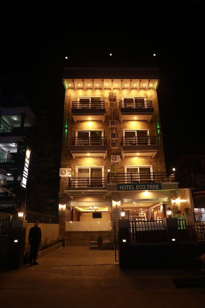 Front of property - evening/night