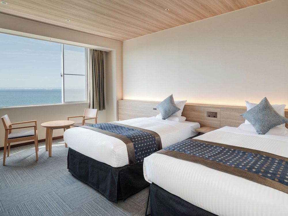 Standard Twin Room, Non Smoking, Ocean View (with Toilet)