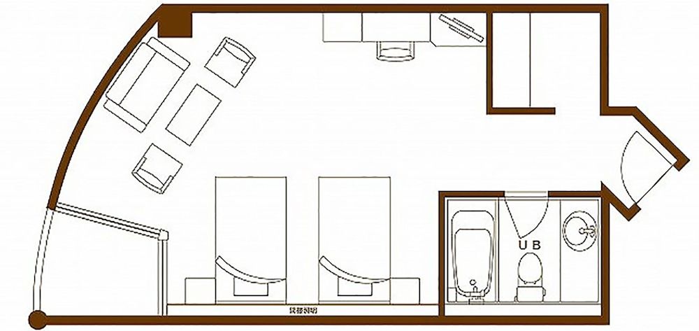 La Jolie Motomachi Premium Twin Room, Non Smoking 2