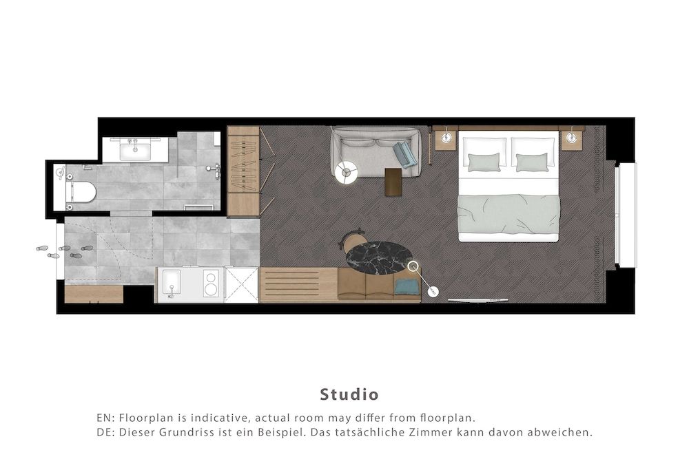 Adina Apartment Hotel Dusseldorf Studio 9