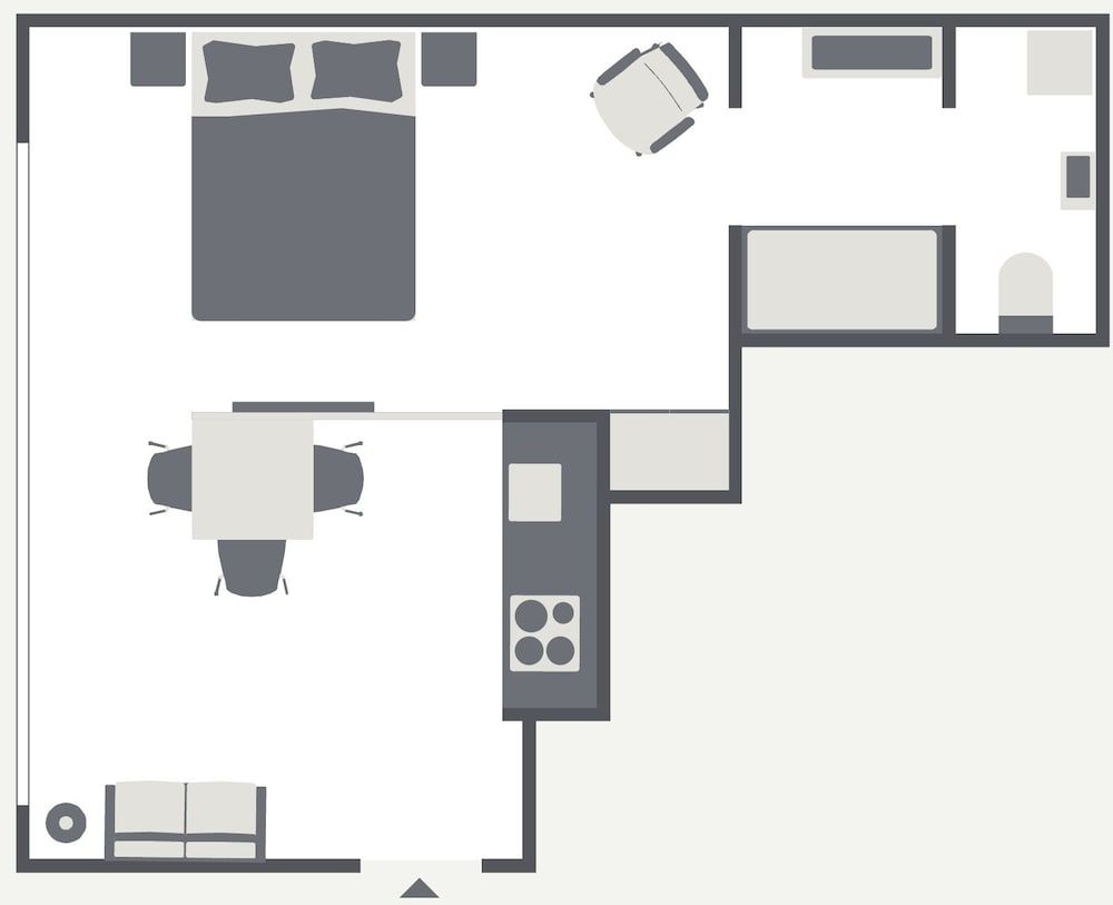 Room layout blue print