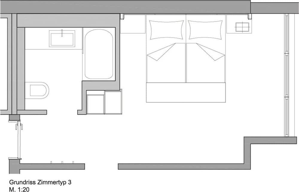 Room layout blue print