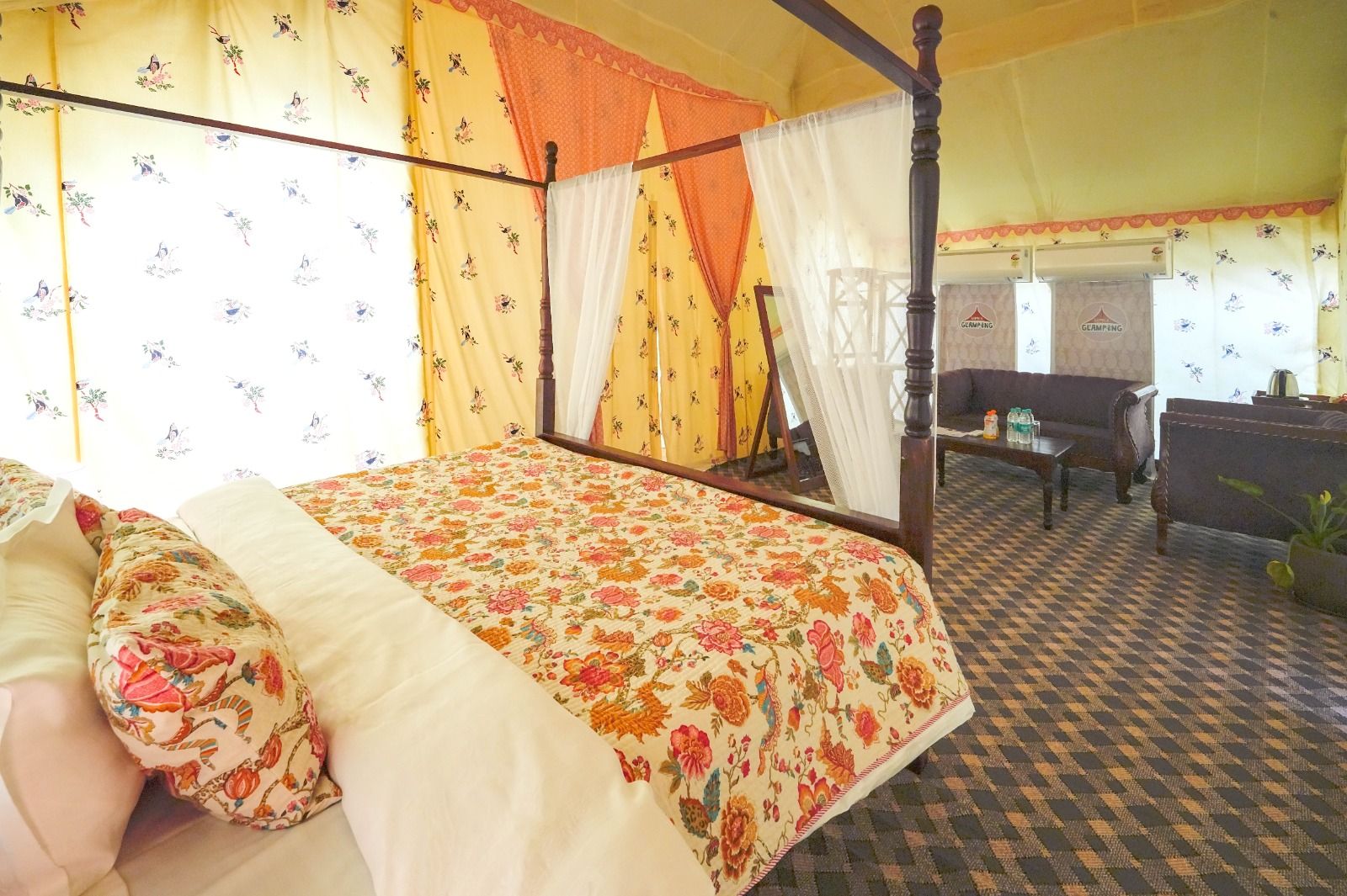 Ramoji Film City- Sitara Luxury Hotel Bollywood Tent with Hill View