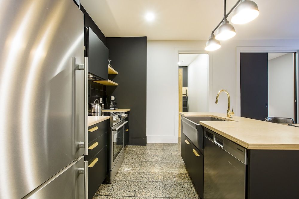 Les Lofts de la Gare - By Les Lofts Vieux-Quebec Apartment, 1 Bedroom with Bunk Beds (G102) 3