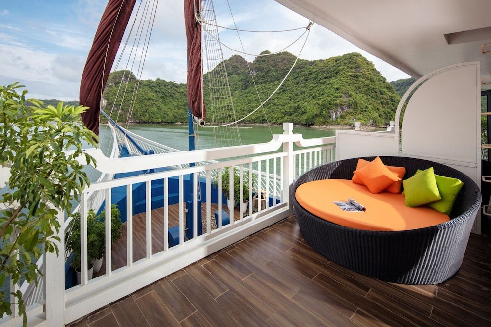 Verdure Lotus Luxury Cruise on Lan Ha Bay Lotus Suite Room With Balcony 6