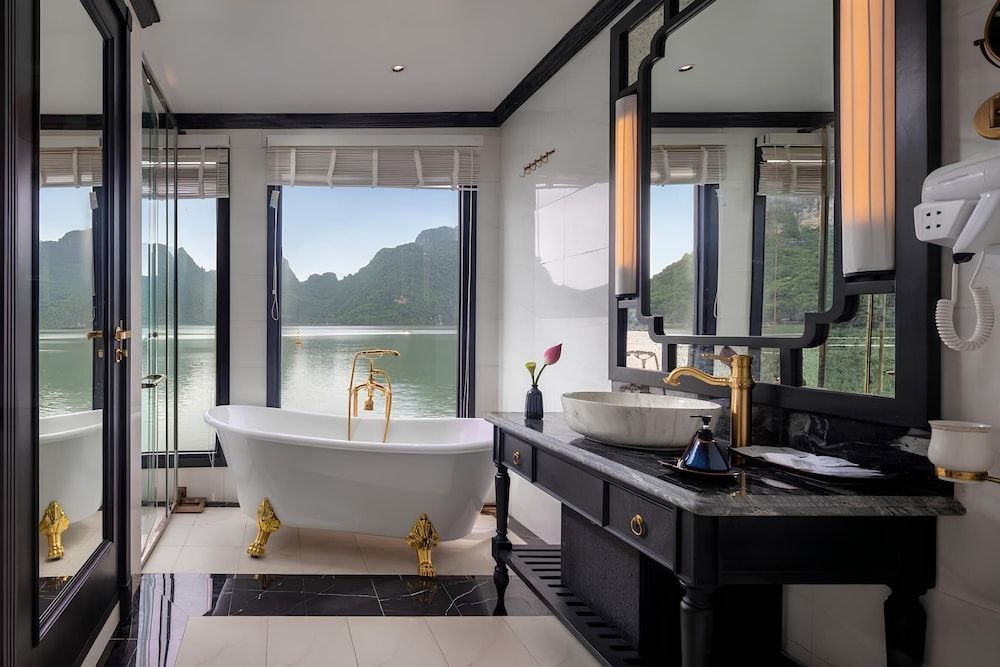 Verdure Lotus Luxury Cruise on Lan Ha Bay Lotus Suite Room With Balcony 7