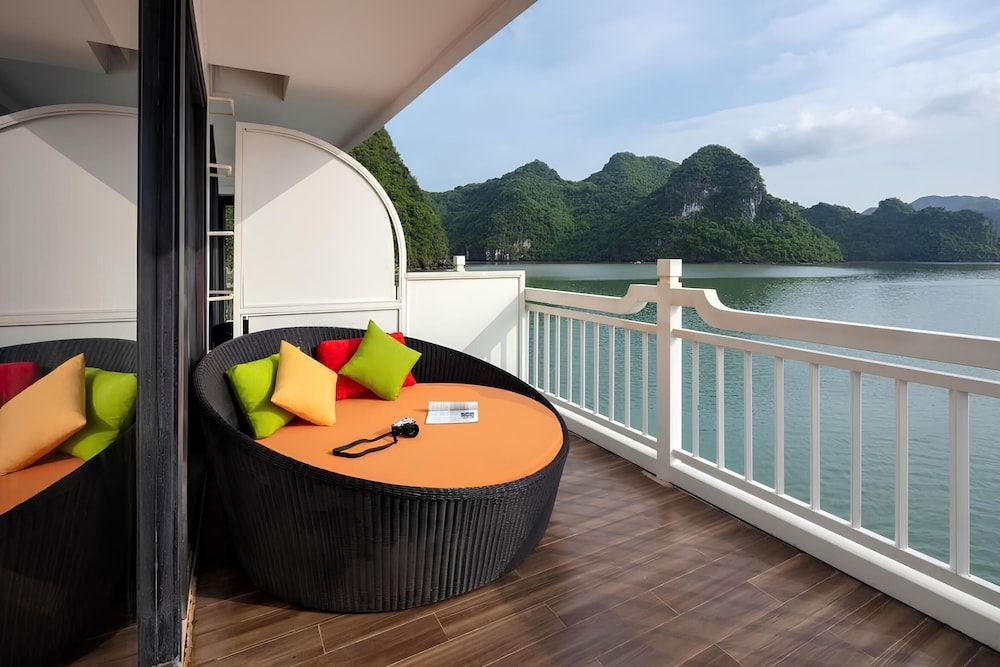 Verdure Lotus Luxury Cruise on Lan Ha Bay Lotus Suite Room With Balcony 5