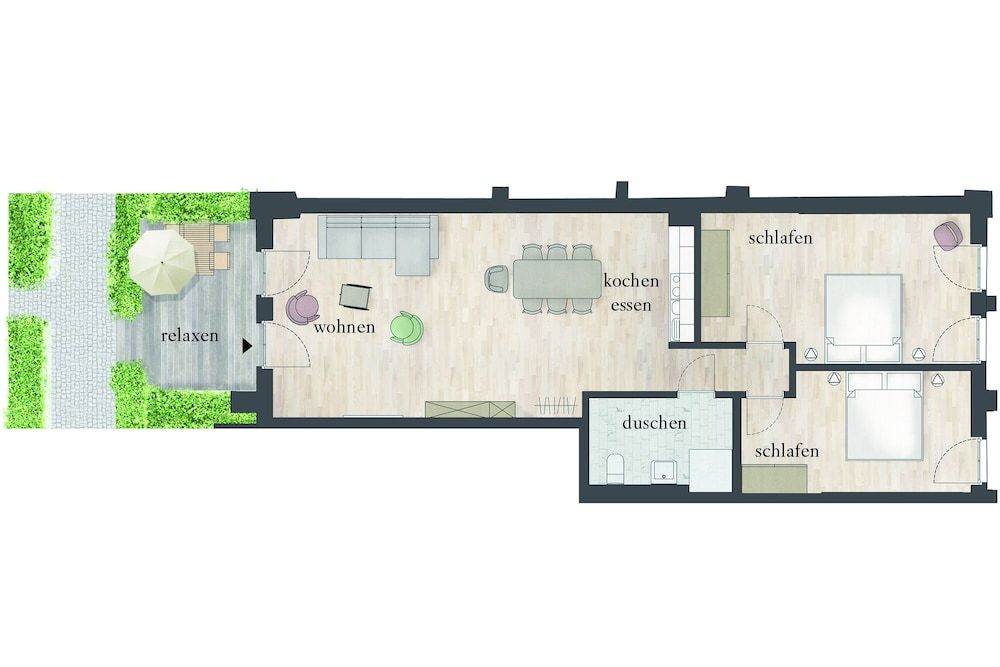 Room layout blue print