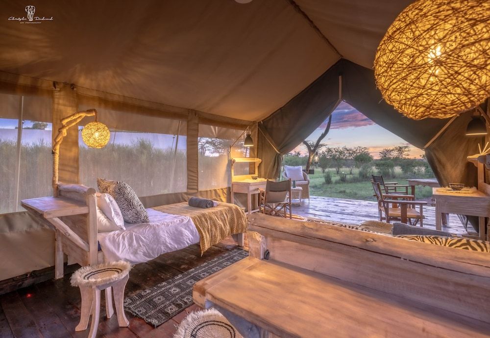 Mara Major Camp Deluxe Tent, 2 Twin Beds, Private Bathroom, Park View 11