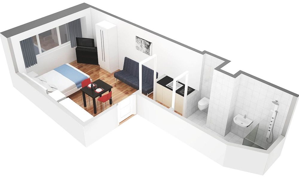 Room layout blue print