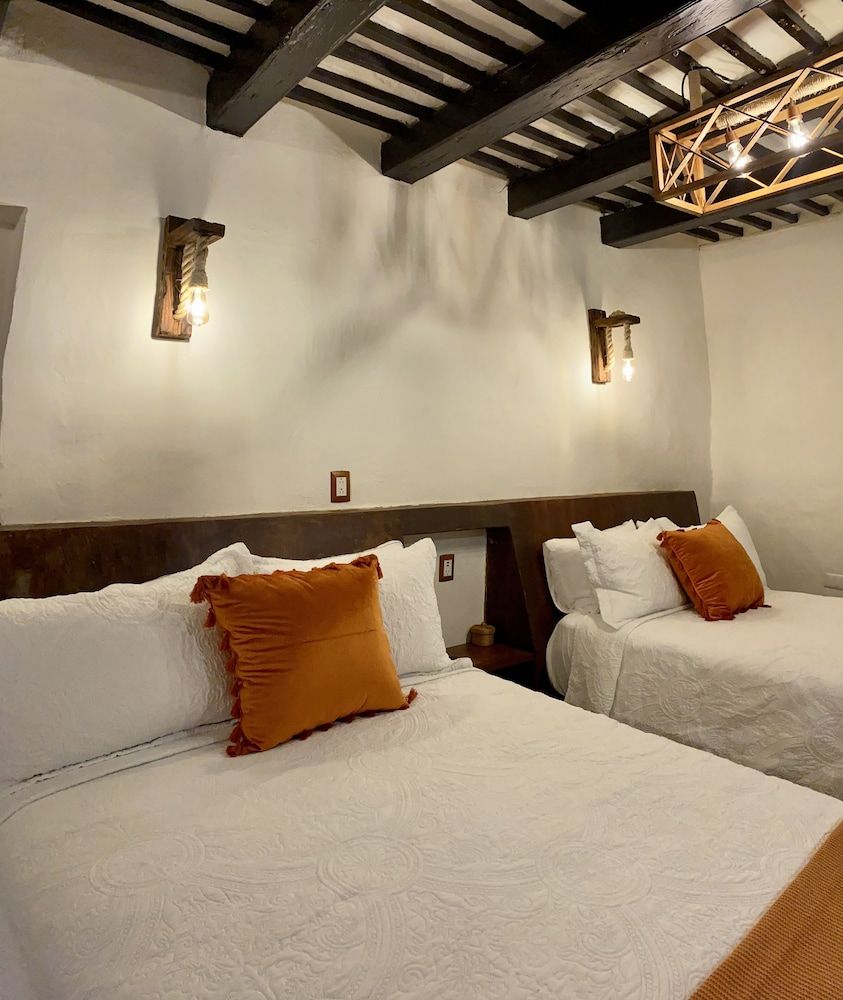 Kuxtal Hotel Boutique Deluxe Double Room, 2 Double Beds, Refrigerator, Pool View 2