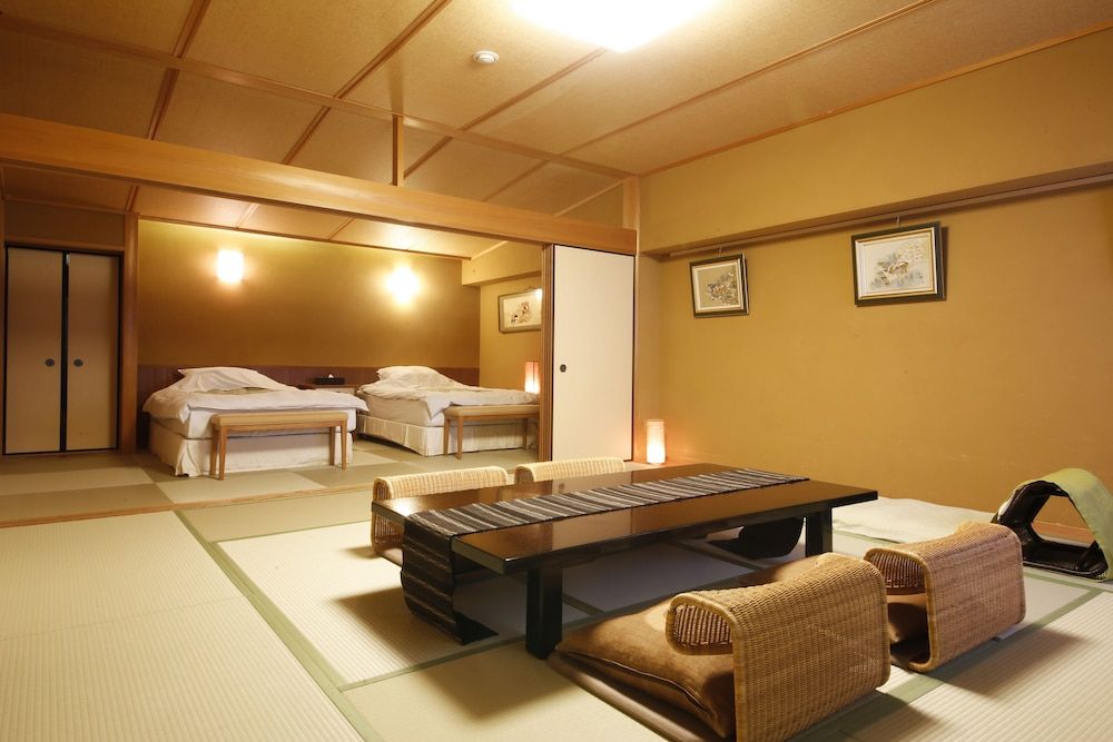 Traditional Suite, Non Smoking (High Class Open-air bath, Futon&Bed)