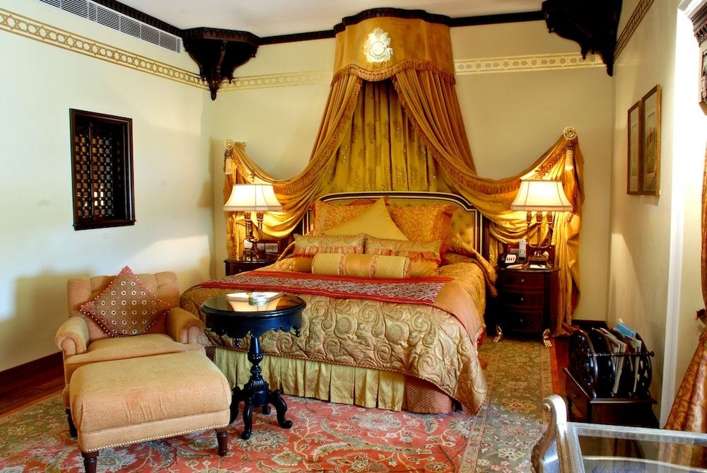 Rambagh Palace Palace Room Garden View King Bed 2