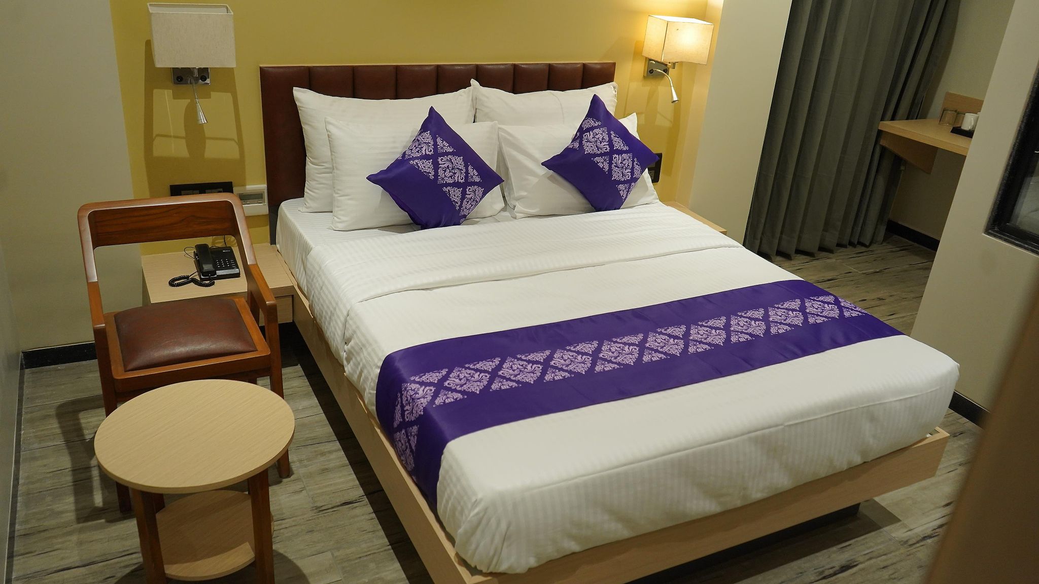 Purple Beds by VITS Dwarkesh, Surat Deluxe Room with Queen or Twin Beds