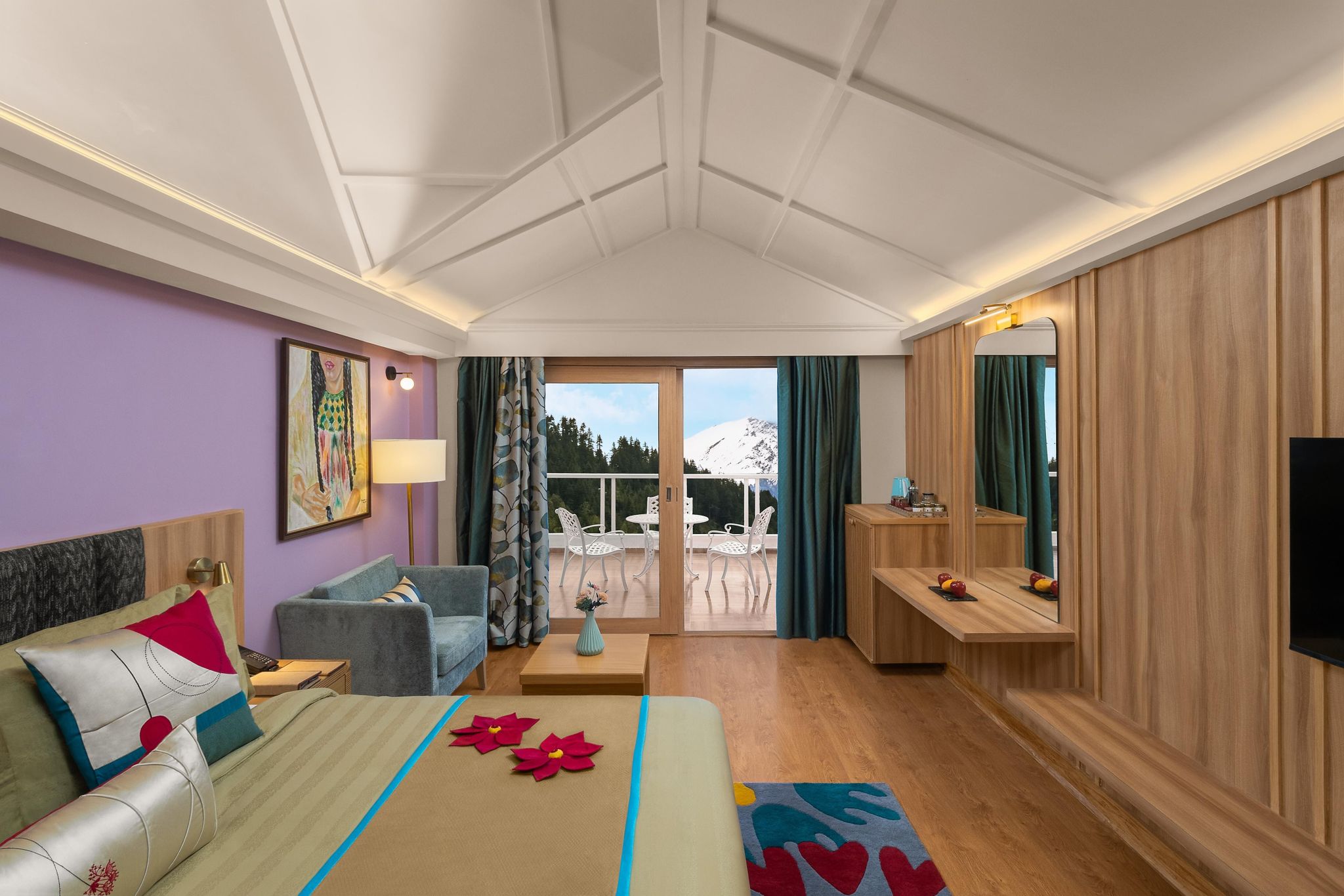 Bookmark Resorts, Manali Deluxe Mountain View Room  3
