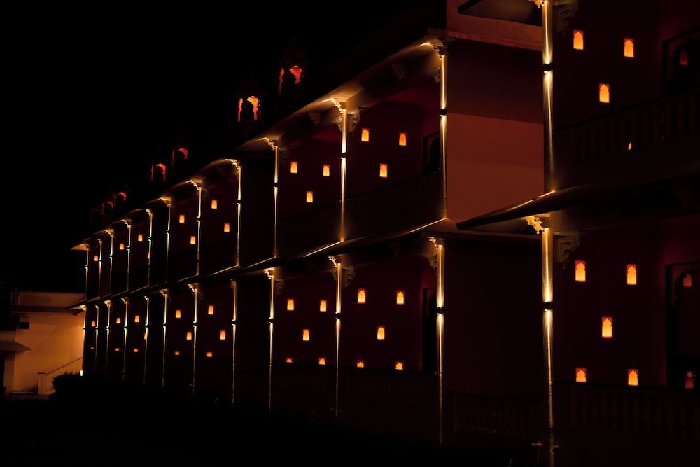 Front of property - evening/night