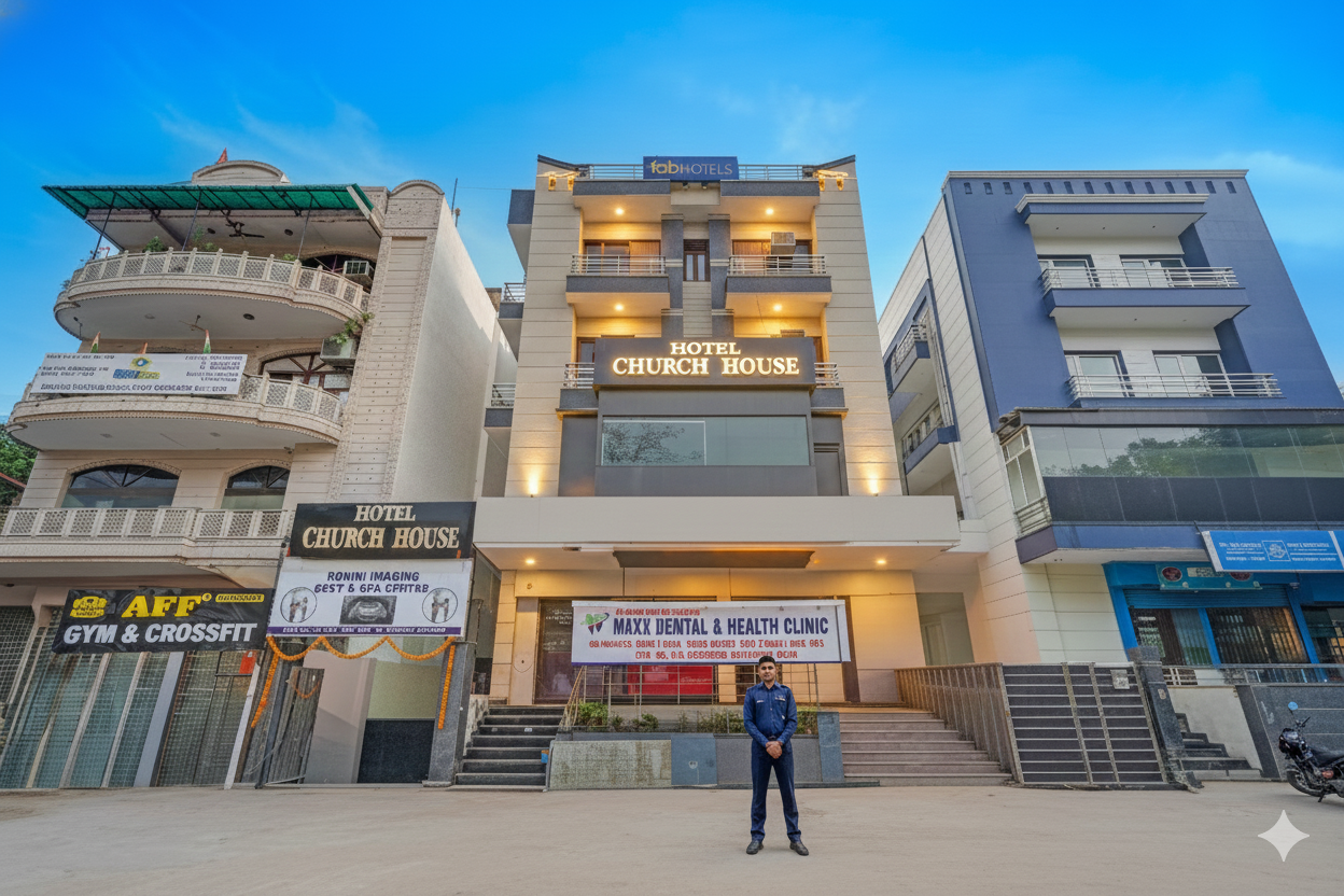 undefined Hotel Church House - Rohini | Near Metro | Specious Rooms | Friendly Staff| Most Preferred Hotel In Rohini