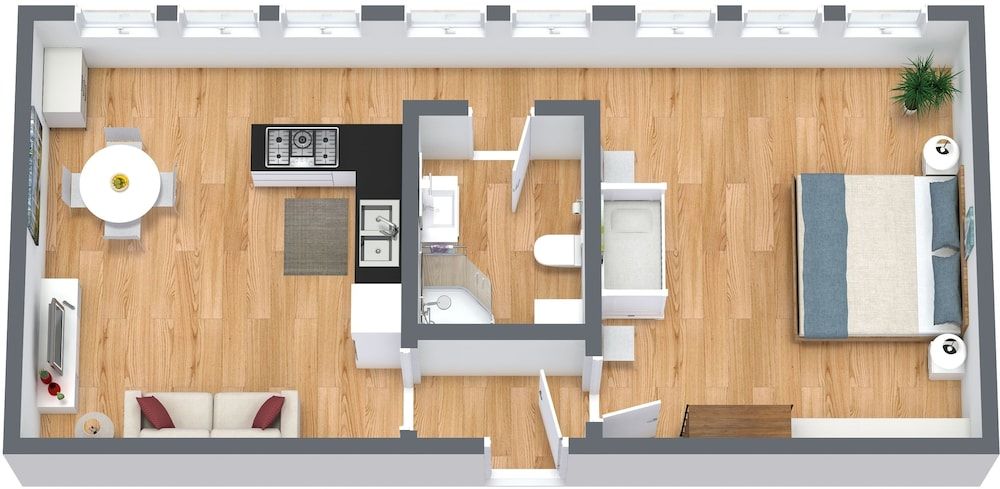 Room layout blue print