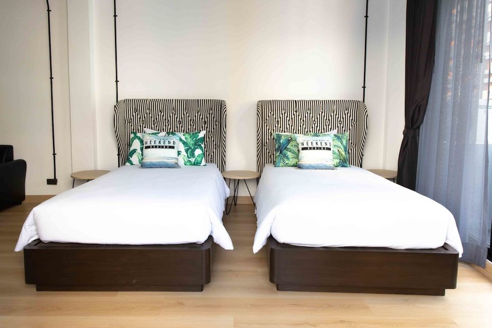 The House Pratunam Studio Twin Room With Balcony (No Elevator, 4 Stories Wing)