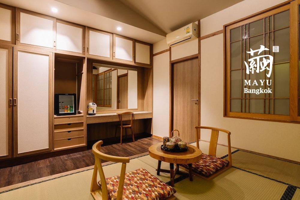 MAYU Bangkok Japanese Style Hotel Omeshi Deluxe Room with Garden 5