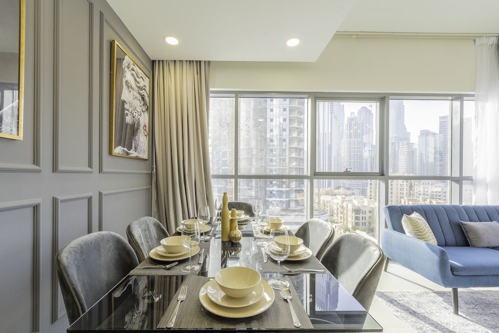 Nouveau Art Deco 3BR with Burj & Canal Views